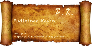 Pudleiner Kevin névjegykártya